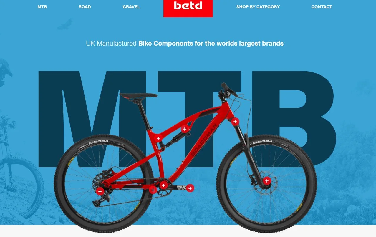 Welcome to Our Brand-New Website Bike Components BETD