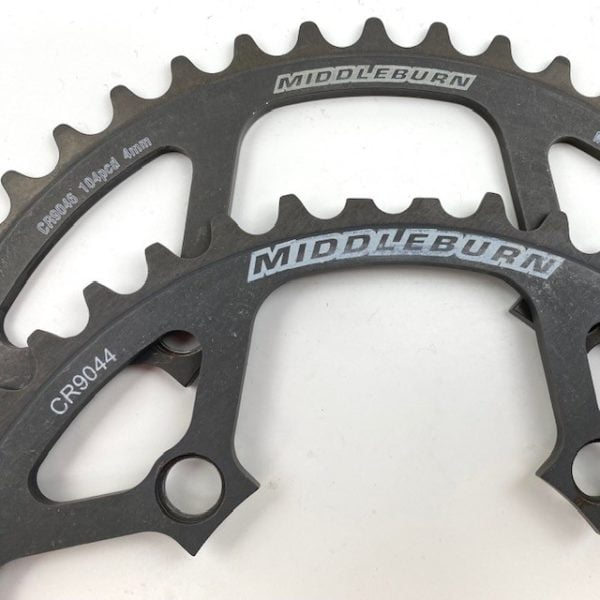 MIDDLEBURN CHAINRING 104BCD 4-ARM OUTER 90ID 8/9 SPEED (NOT SLICKSHIFT)